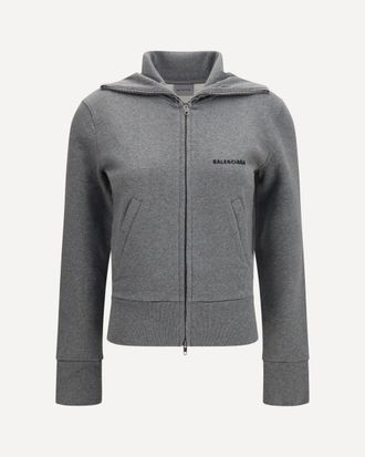 Balenciaga Fitted zip-up Hoodie Female M