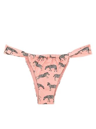 MC2 Saint Barth Pink Animal Print Swimwear