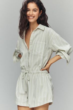 Pistola Denim Amelie Long-Sleeve Romper