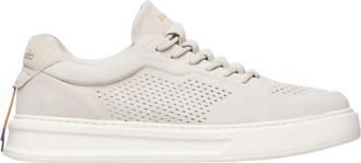 Barracuda White Phoneix Slip-On Suede Sneakers