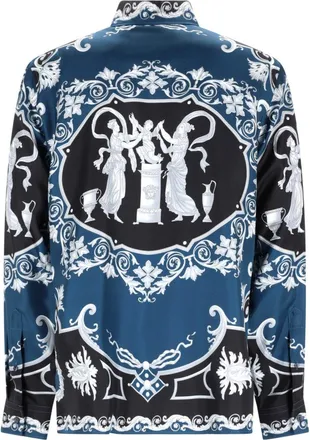 Versace Printed Silk Shirt - Multicolor