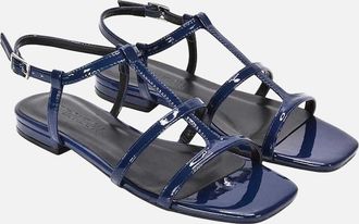 XY London Womens XY London Womens/Ladies Danielle Patent Strappy Sandals - Navy - Size: 6
