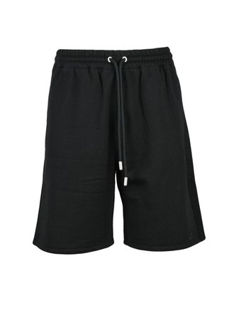 Off-white Black Cotton Sweatshirt Shorts