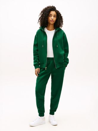 Tommy Hilfiger Womens Relaxed Solid Jogger - Green - XXS