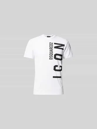 Dsquared2 Slim Fit T-Shirt aus reiner Baumwolle in Weiss, Gr&ouml;&szlig;e XXL