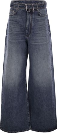 Sportmax Sportmax Procida lage taille oversized denim broek