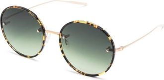 Barton Perreira Rigby Zonnebril - Dames - Zonnebrillen - Bruin - 58 MM - Nylon - Accessoires