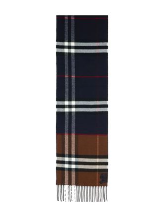 Burberry cashmere scarf - unisex - Cashmere - OS - Blue