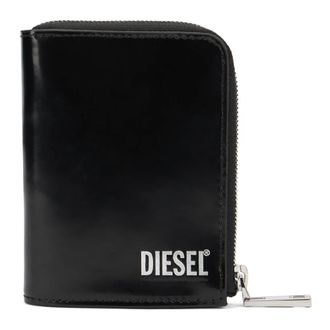 Diesel Wallets & Cardholders, male, Black, Size: ONE SIZE Elegant Compact Wallet