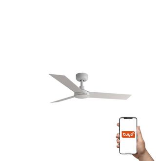 Netlighting Cruiser Small 3 Blade Ceiling Fan Matt White Tuya Smart System