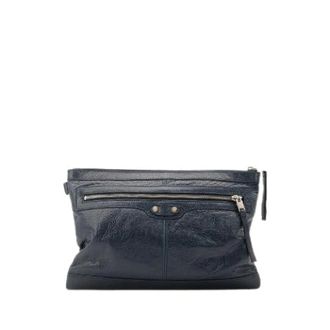 Balenciaga Pre-owned Clutches, female, Blue, Size: ONE SIZE Pre-owned La Pochette