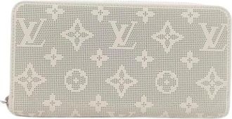 Louis Vuitton Pre-owned Long Wallet (Bi-fold) - Dames - Vintage Accessoires - Beige - ONE Size - Leer - Vintage