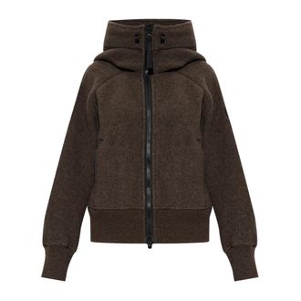 Canada Goose Chilliwack Jacket - Dames - Vesten met rits - Bruin - XS - Wol - Hoodies & sweatvesten