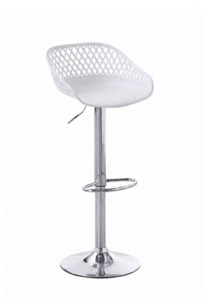 Regalos Miguel Packs Taburetes Cocina - Pack 2 Taburetes Alto Regulable Avera - Blanco