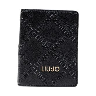 Liu Jo Wallets & Cardholders, female, Black, Size: ONE SIZE Zip-Around Polyurethane Wallet