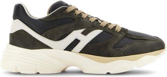 Hogan Black Lace Up Sneakers