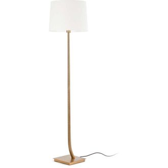 Faro Barcelona Rem L&aacute;mpara De Pie Bronce/blanca 29687-07