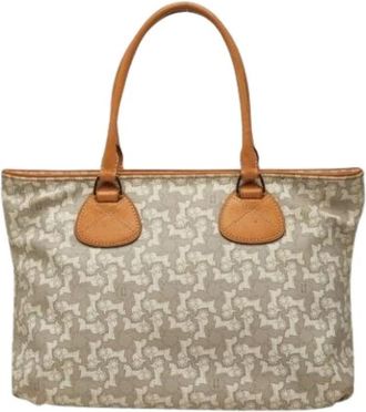 Celine Pre-owned Plastic Tote Bag - Dames - Vintage Shopper - Grijs - ONE Size - Leer - Vintage
