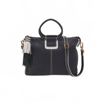 Hobo Sheila Medium Satchel Bag In Black/white