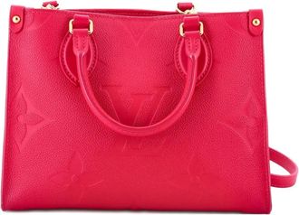 Louis Vuitton OnTheGo Tote Monogram Empreinte Giant PM shoulder bag - Roze