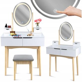 OEM Tocador De Cosm&eacute;tica Escandinavo Con Espejo Led
