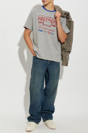 Isabel Marant T-shirt Hiroe, Mens, Grey