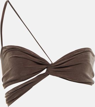 Jacquemus Le Bandeau Espelho bra top