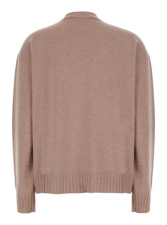 Fabiana Filippi Womens Sweater Wool-Silk-Cashmere Beige Tops Top
