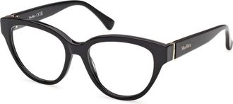Max Mara Mm 5230 Optisch Montuur - unisex - Brillen - Zwart - 52 MM - Accessoires