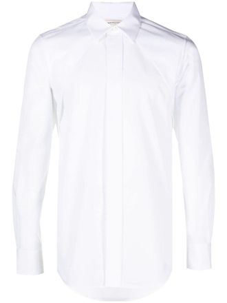 Alexander McQueen Camicia con inserti - Bianco