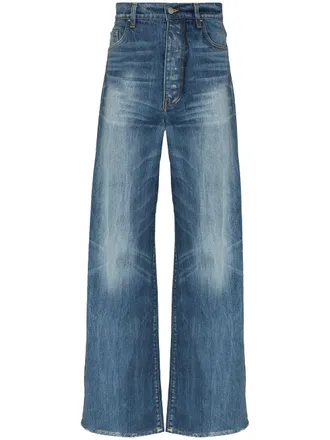 Amiri Jeans a gamba ampia Le Baggy - Blu