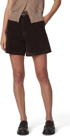 Joe's Harlowe Faux Suede Shorts in Dark Chocolate at Nordstrom, Size 29