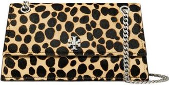 Tory Burch Kira Turnlock Genuine Calf Hair Convertible Shoulder Bag in Trench/black at Nordstrom