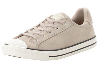 Converse Sneaker CONVERSE CHUCK TAYLOR ALL STAR DAINTY SUEDE, Damen, Gr. 37,5, papyrus, egret, papyrus, Leder, Schuhe Sneaker