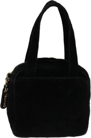 Chanel Pre-owned Suede handbags - Dames - Vintage Handtas - Zwart - ONE Size - Su&egrave;de - Vintage