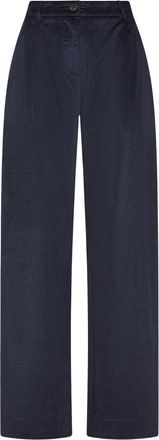 Cruna Cora Trouser - Dames - Wijde Broeken - Blauw - S - Linnen - Broeken