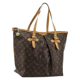 Louis Vuitton Pre-owned Tote Bags, female, Brown, Size: ONE SIZE Pre-owned Monogram Canvas Tote Bag