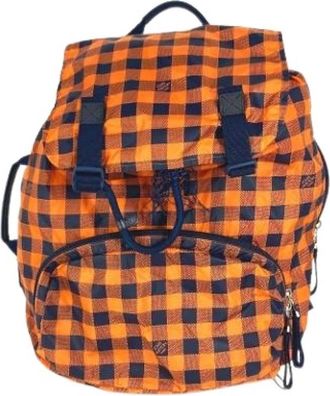 Louis Vuitton Pre-owned Nylon Rugzak - unisex - Vintage Rugzakken - Veelkleurig - ONE Size - Nylon - Vintage