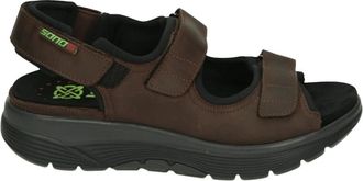Mephisto Wilfried Sandal - Heren - Sandalen - Bruin - 40 EU - Leer - Schoenen