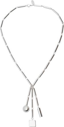 Mango Pendant Necklace in Silver at Nordstrom