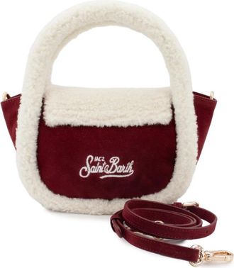 MC2 Saint Barth Tassen, Dames, Veelkleurig, ONE Size, Suède, Gilda Mutton Suède Handtas