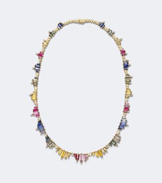 Suzanne Kalan Collana in oro 18kt con zaffiri e diamanti