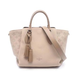 Louis Vuitton Pre-owned Mahina Handbag - Dames - Pre-owned - Beige - Maat: ONE Size Leer