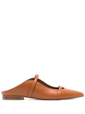 Malone Souliers Ballerine Maureen con doppio cinturino - Marrone