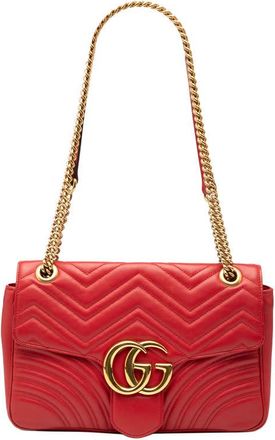 Gucci Pre-owned Gucci Large GG Marmont Matelasse Leather Shoulder Bag 443496.467891