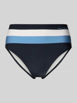 Marc O'Polo Bikini Slip mit Allover-Muster in Dunkelblau, Gr&ouml;&szlig;e XL