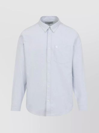 Carhartt Work in Progress cotton oxford long-sleeve shirt