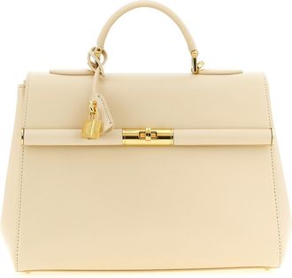 Dolce & Gabbana White Lamb Leather Womens Handbag