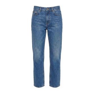 Givenchy High-Waisted Straight Leg Jeans - Dames - Jeans - Blauw - Maat: W27 Katoen