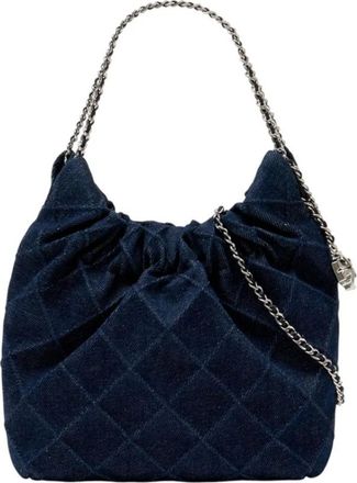 Tory Burch Tory Burch, Shoulder Bags, female, Blue, Size: ONE SIZE Fleming Mini Shoulder Bag